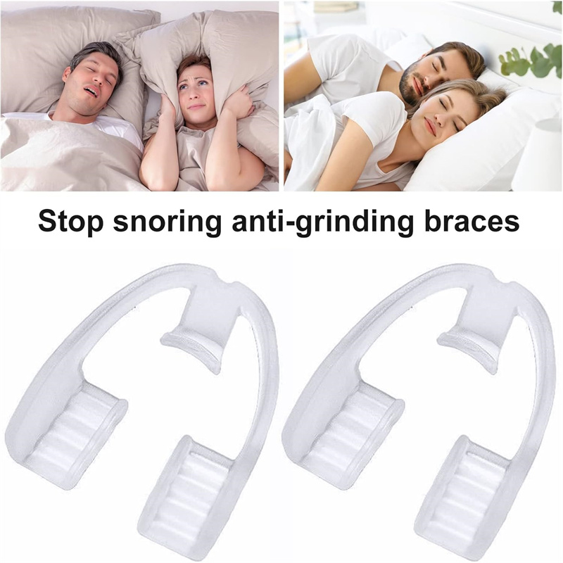 Dental Guard Night - Paradenti in silicone anti-grincio dei denti,