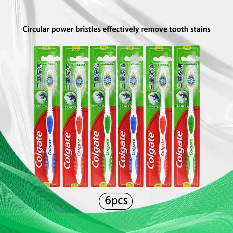 Teeth Whitening Home Kit - Colgate 6 spazzolini da denti per