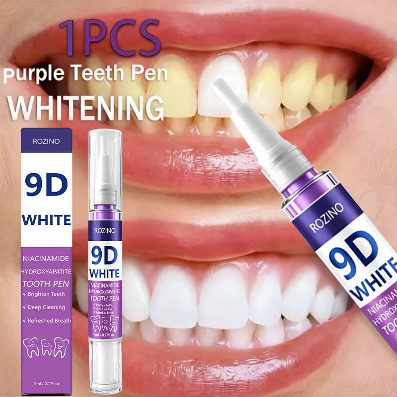 Teeth Whitening Pen - ROZINO 9D Penna Sbiancante per Denti
