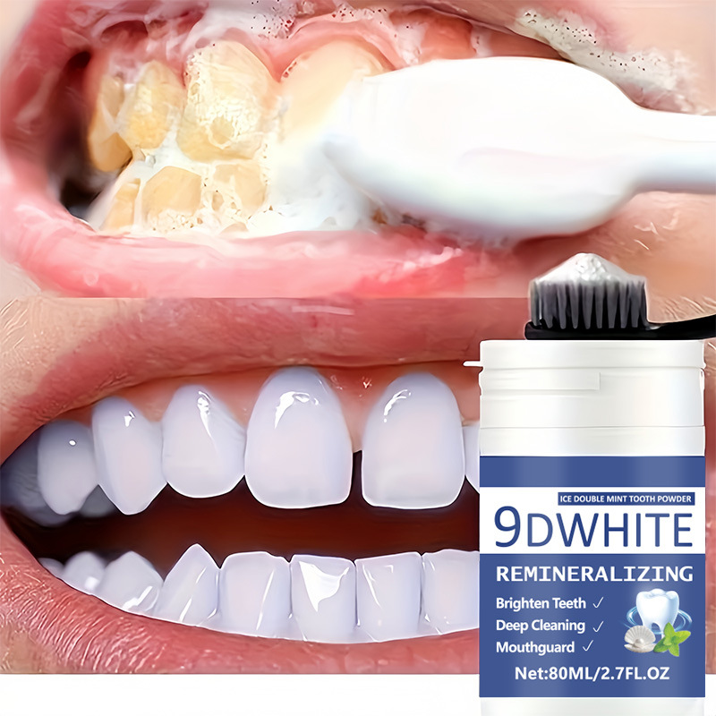 Teeth Whitening Products - Polvere sbiancante per denti 9D Purple