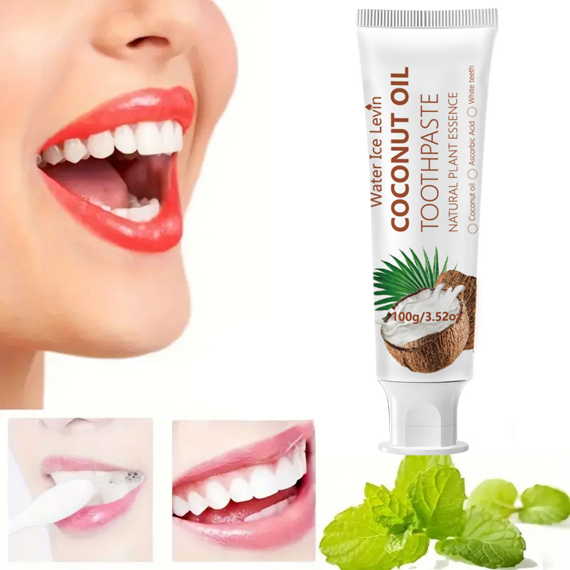 Teeth Whitening Products - Dentifricio all'Olio di Cocco 100g Essenza