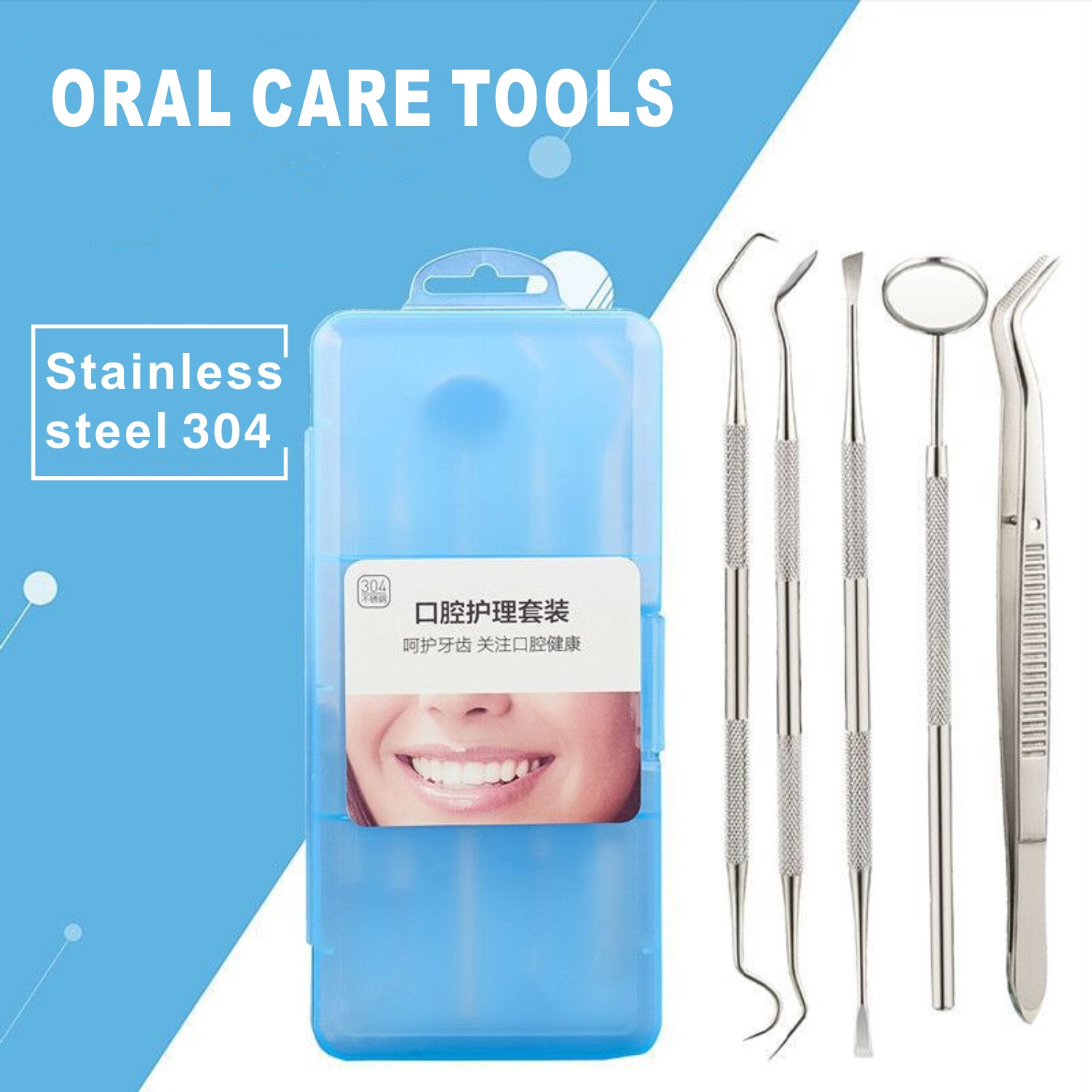 Kit per l'igiene orale 5-in-1  - Teeth Whitening Home Kit recensione e prezzo