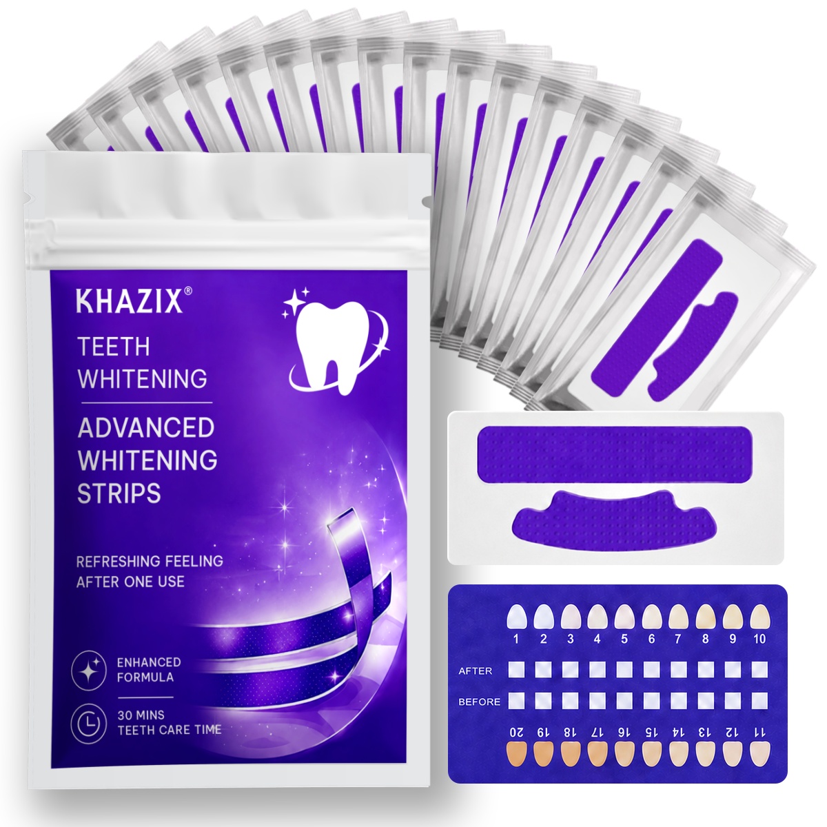 1/7 Paia di Strisce Sbiancanti - Teeth Whitening Street recensione e prezzo