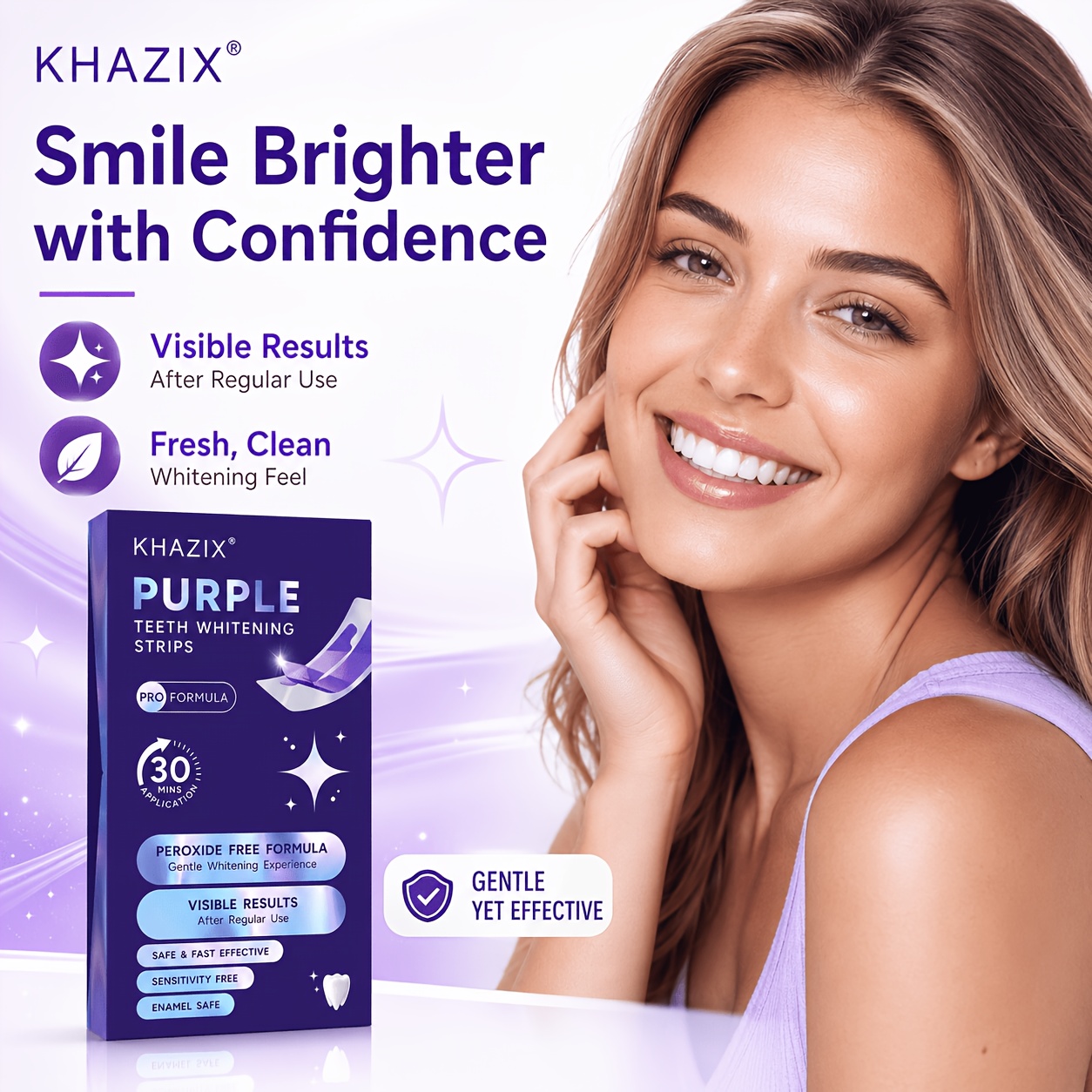 1/10 paia di strisce viola per - Teeth Whitening Street recensione e prezzo