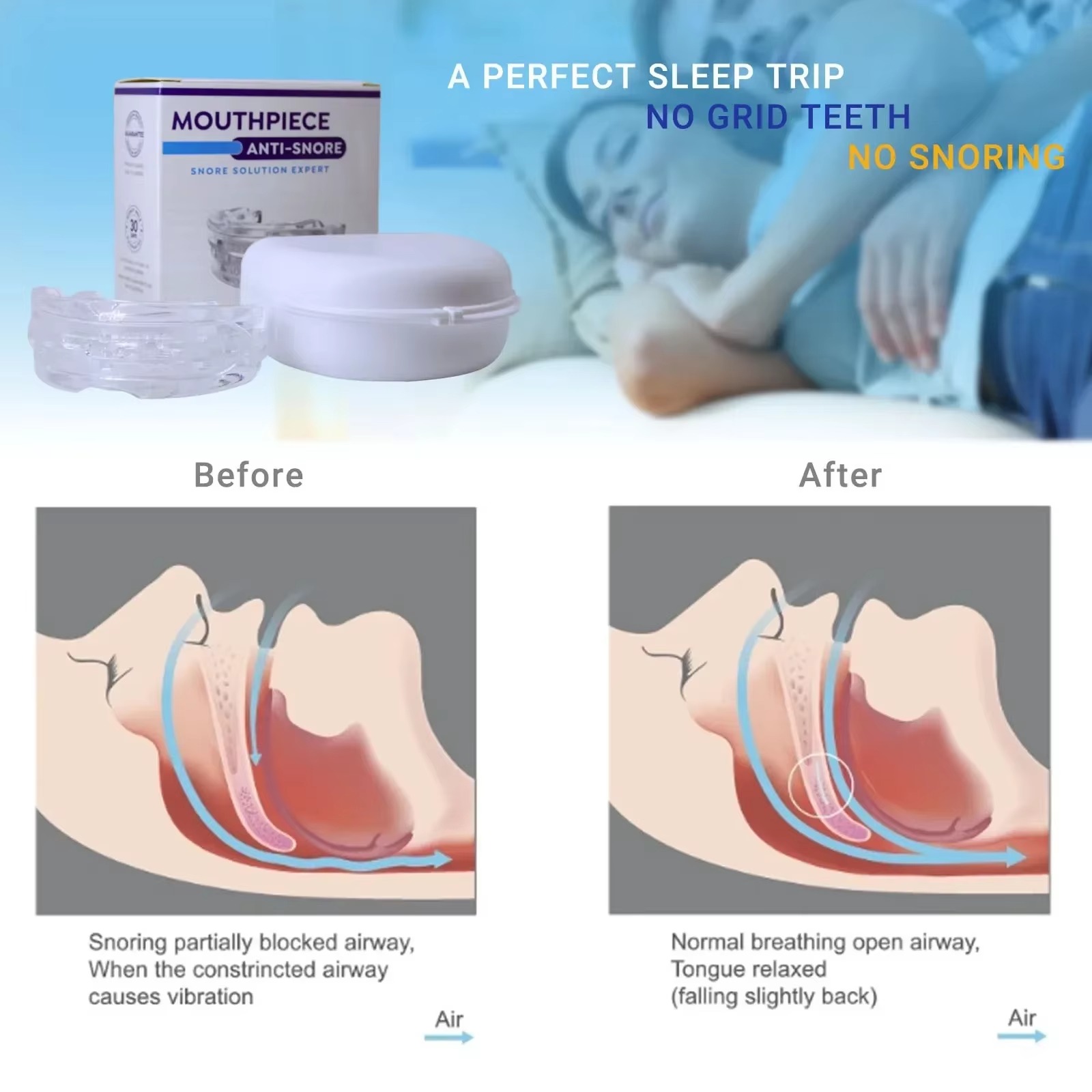 1/2/3/4/5 pezzi, denti anti-ru - Dental Guard Night recensione e prezzo
