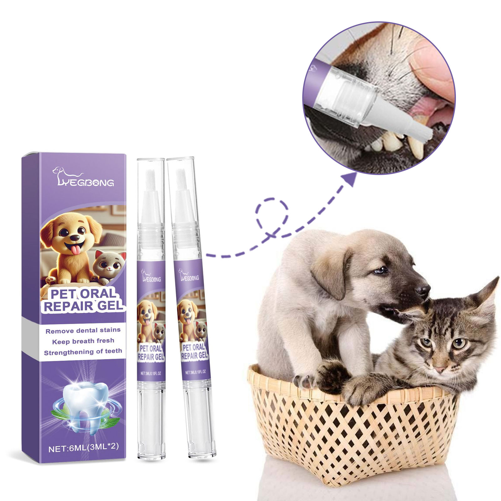 12 pz Pet Spazzolino Da Denti  - Teeth Whitening Gel Pen recensione e prezzo