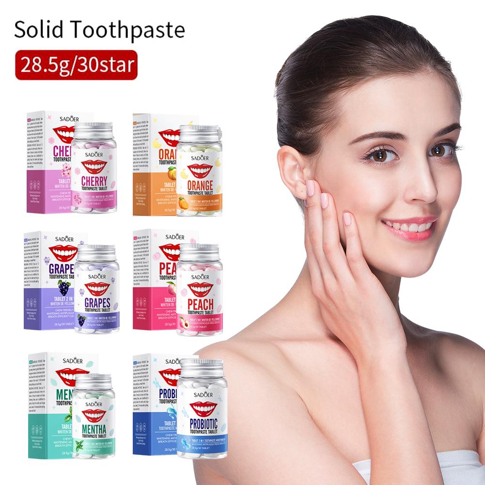 Compresse di dentifricio solid - Teeth Whitening Street recensione e prezzo